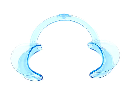 Blue Mouth Lip Opener Teeth Whitening Dental Oral Cheek Flexible Retractor C Shape