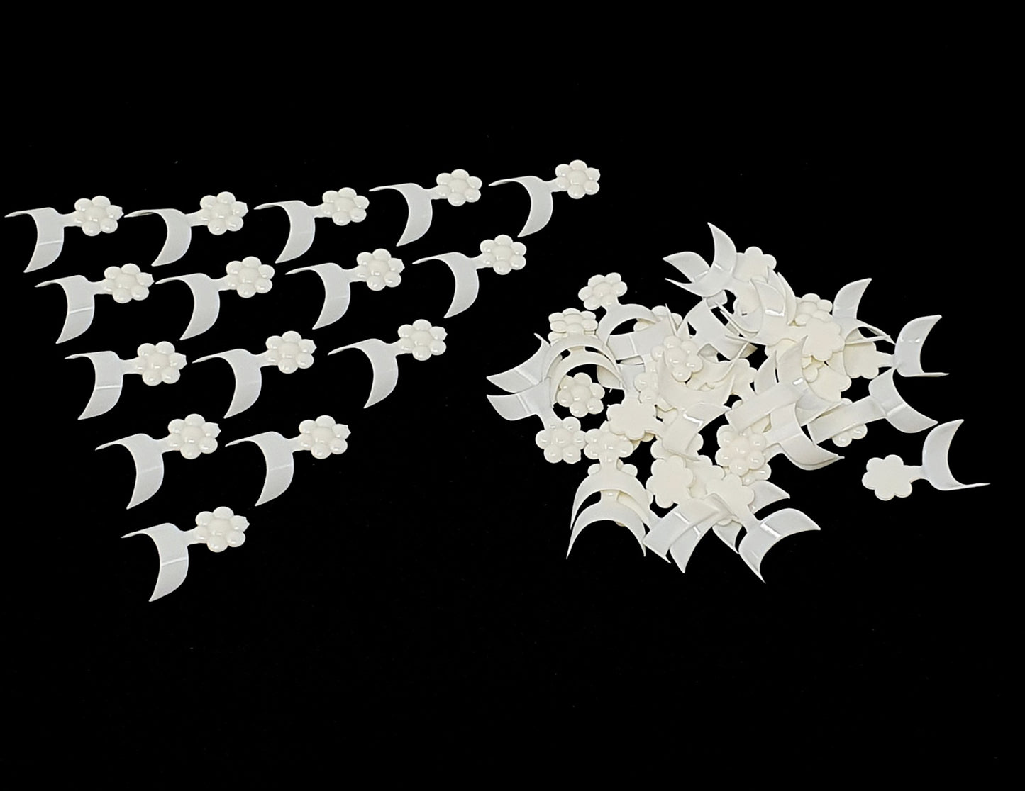 French Short False Fake Nail Art Tips White Acrylic UV Gel Wrap Edge
