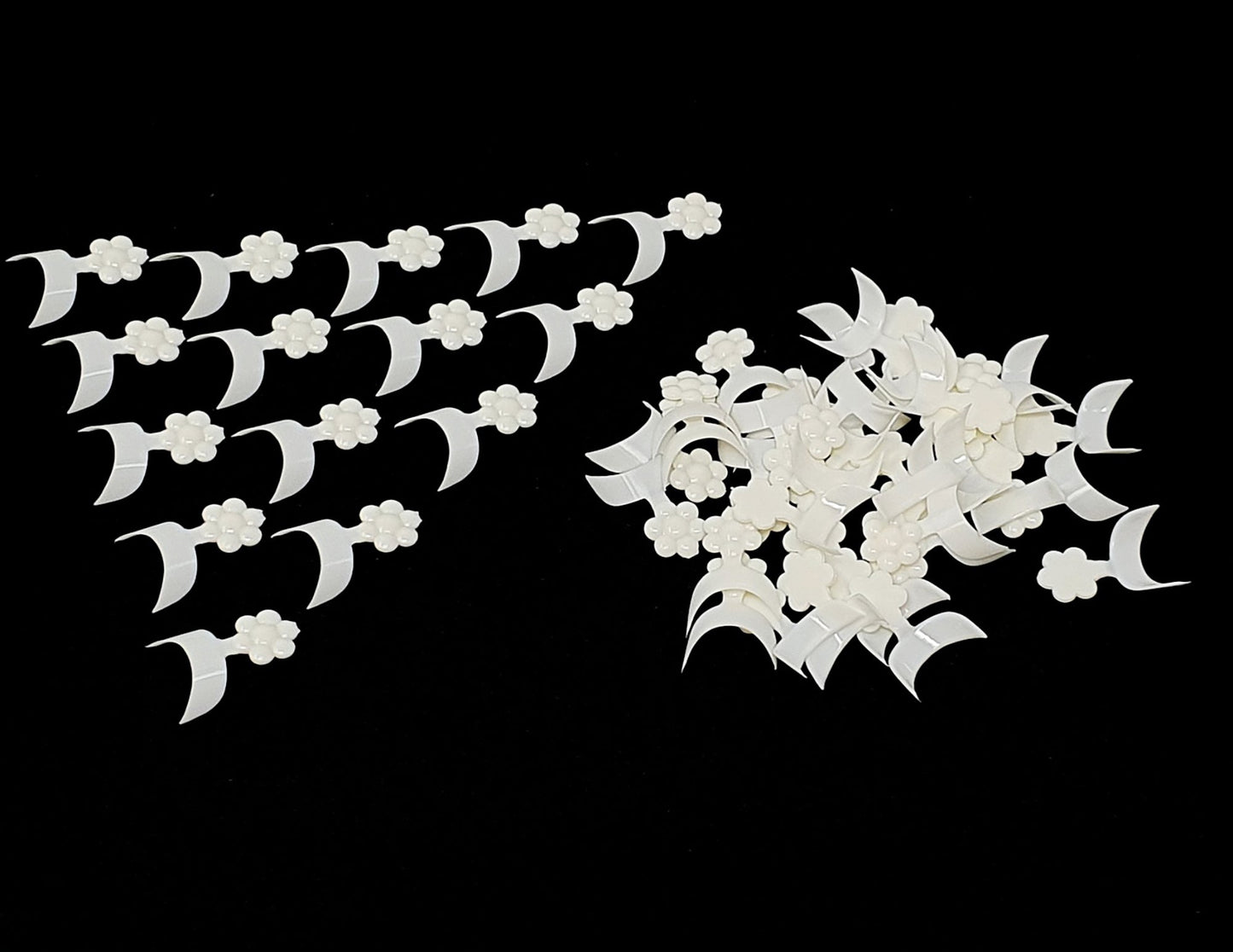 French Short False Fake Nail Art Tips White Acrylic UV Gel Wrap Edge