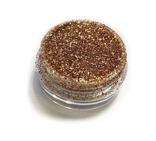 Gold Caramel Sparkle Eye Shadow Body Face Nail Glitter Dust
