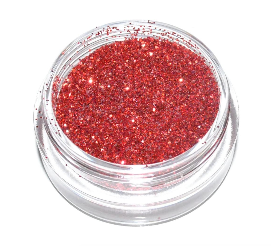 Red Sparkle Eye Shadow Body Face Nail Glitter Dust